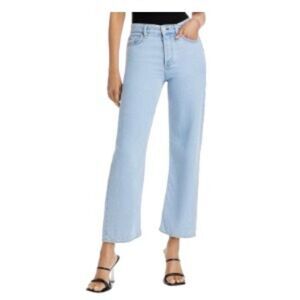 Rag & Bone High-Rise Wide-Leg Featherweight Blossom Denim Jeans 29 NWT